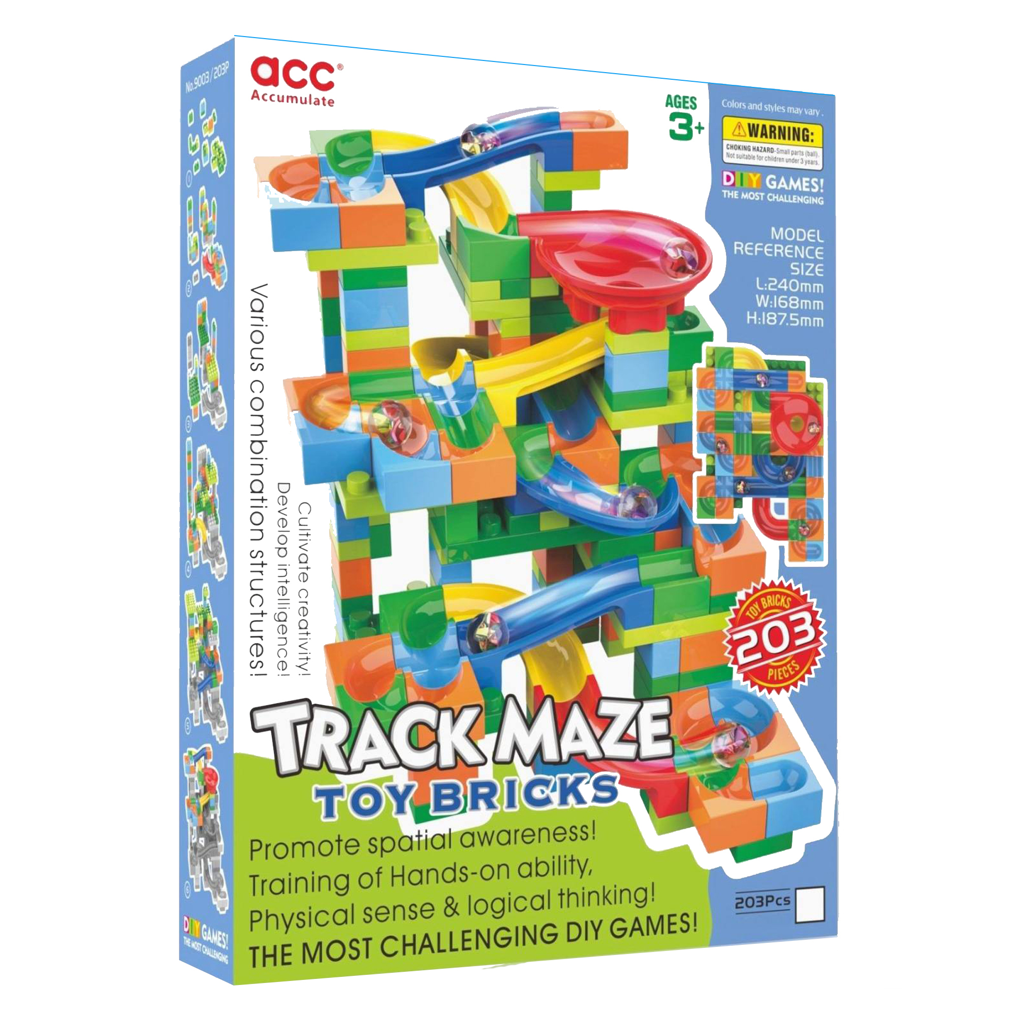 ساختنی 203 تکه مدل مارپیچ کد 765