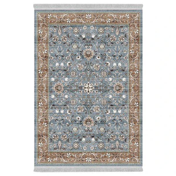 فرش پارچه‌ای دفه مدل فرشینه طرح مدرن کد 1044