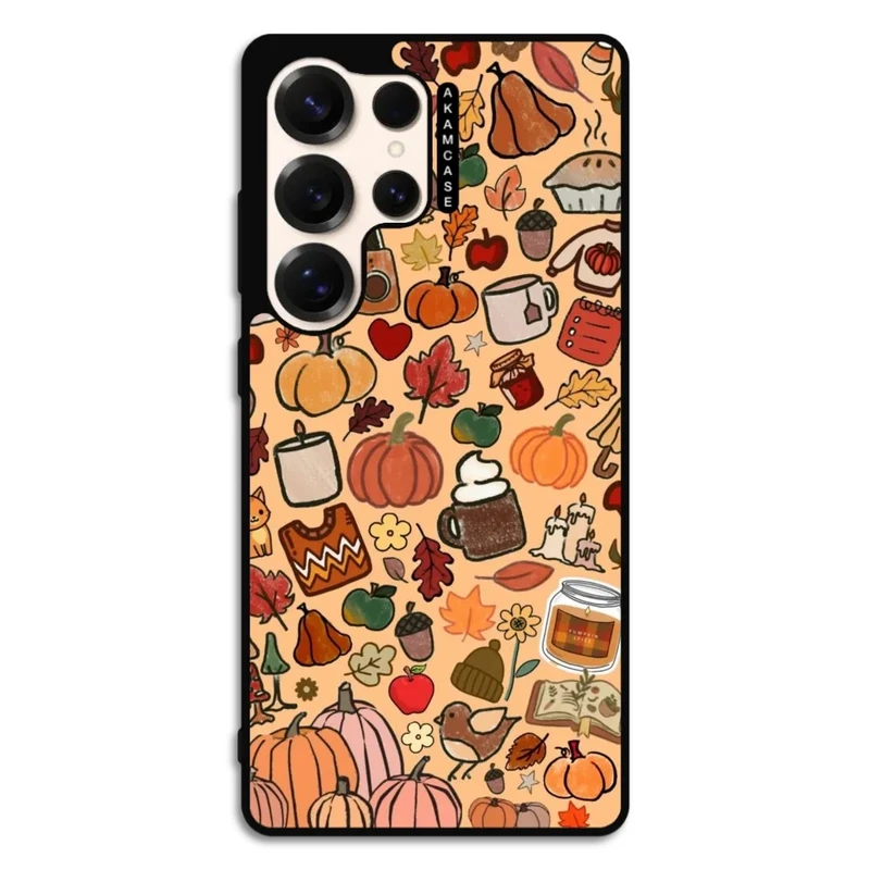 کاور آکام مدل AMC-WSGS25U-PUMPKIN-13 مناسب برای گوشی موبایل سامسونگ Galaxy S25 Ultra