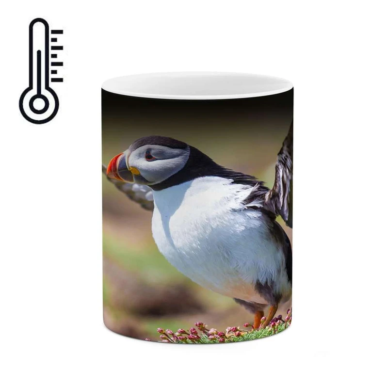 ماگ حرارتی کاکتی مدل پرنده کد mgh16662