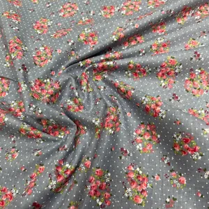 پارچه لباس مدل نخی طرح گلدار b49