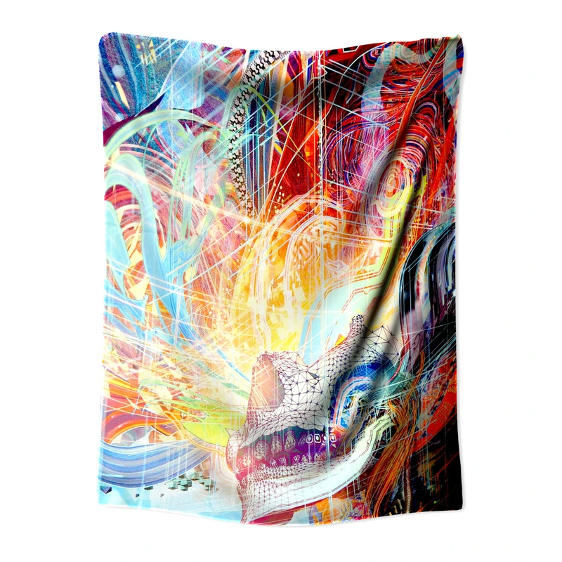   پوستر پارچه ای مدل بکدراپ بلک لایت کد 686