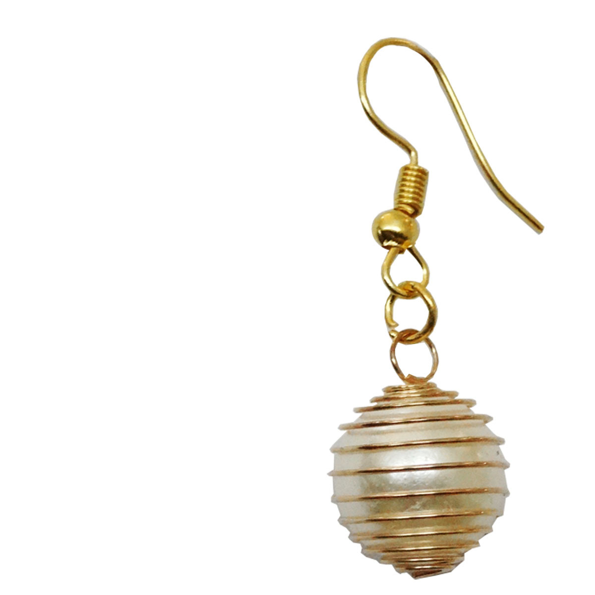 گوشواره زنانه مدل کروی مرواریدی کد 04