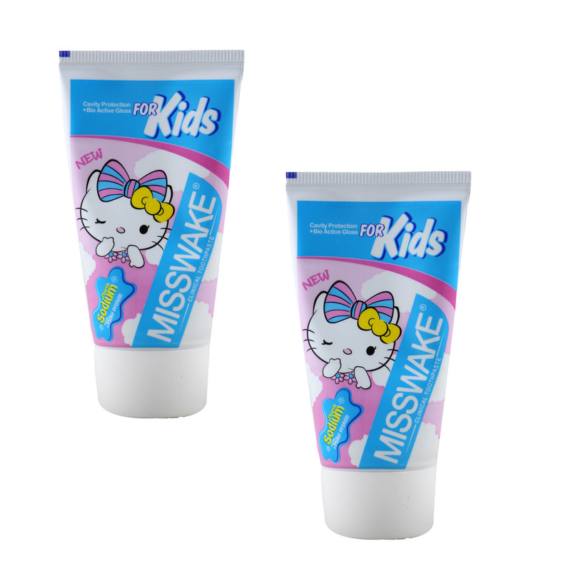 خمیر دندان کودک میسویک مدل Kitty حجم 50 میلی لیتر مجموعه 2 عددی