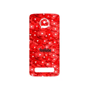 MAHOOT Youtube Cover Sticker for Motorola Moto Z