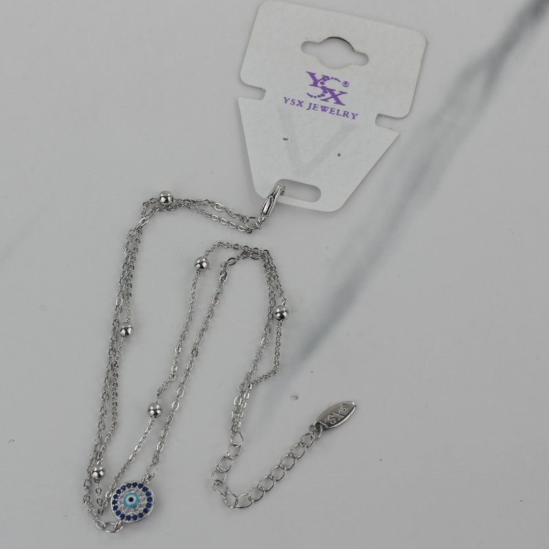 پابند زنانه وای اس ایکس مدل چشم نظر کد M103 پابند زنانه وای اس ایکس مدل چشم نظر کد M103