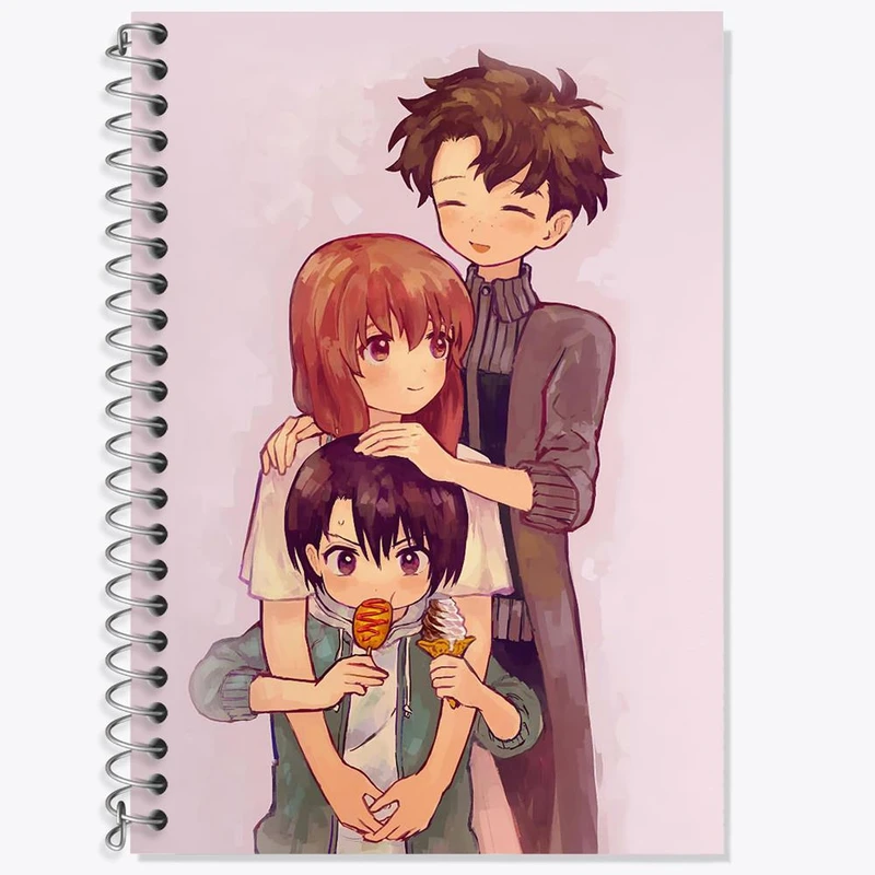 دفتر لغت 50 برگ خندالو مدل شوکو و یوزورو نیشیمیا و شویا ایشیدا انیمه سایلنت ویس A Silent Voice کد 15842