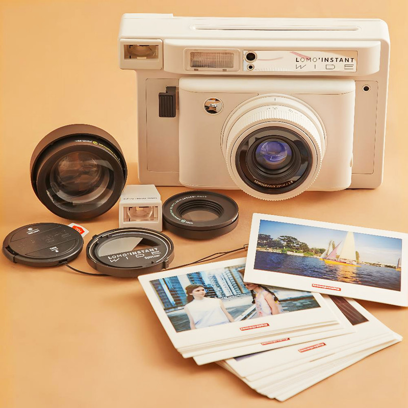 دوربین چاپ سریع لوموگرافی مدل Wide White به همراه لنز