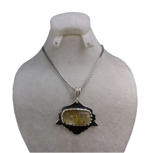 گردنبند نقره زنانه مدل gol-9800