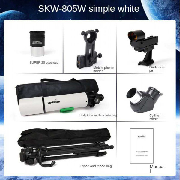 تلسکوپ اسکای واچر مدل 80 Refractor