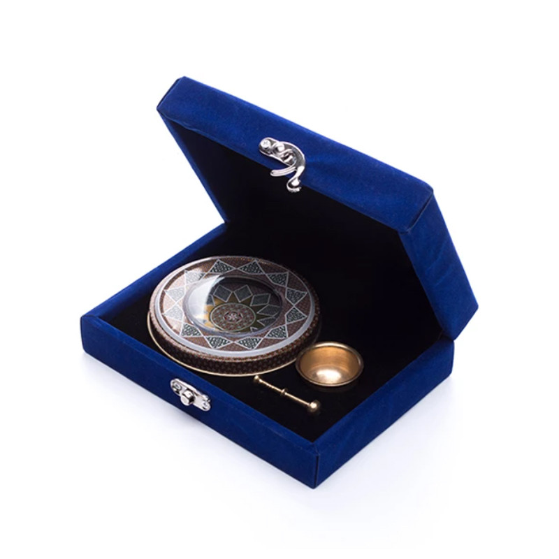 ظرف زعفران مدل آرت به همراه هاون