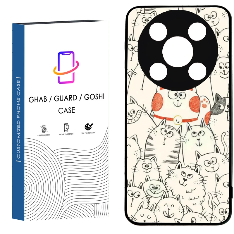 کاور قاب گارد گوشی طرح فانتزی کد 83 - TPU مناسب برای گوشی موبایل وکال V2 / V2 Lite