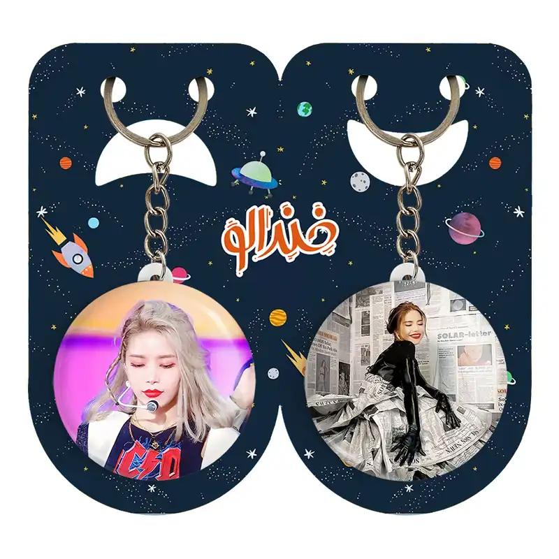 جاکلیدی خندالو مدل سولار گروه مامامو Mamamoo کد 1940319407 مجموعه 2 عددی