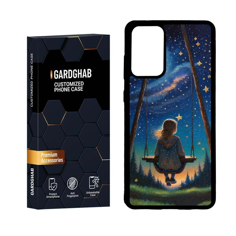 کاور گارد قاب مدل دور ژله ای دخترانه مناسب برای گوشی موبایل سامسونگ Galaxy A72