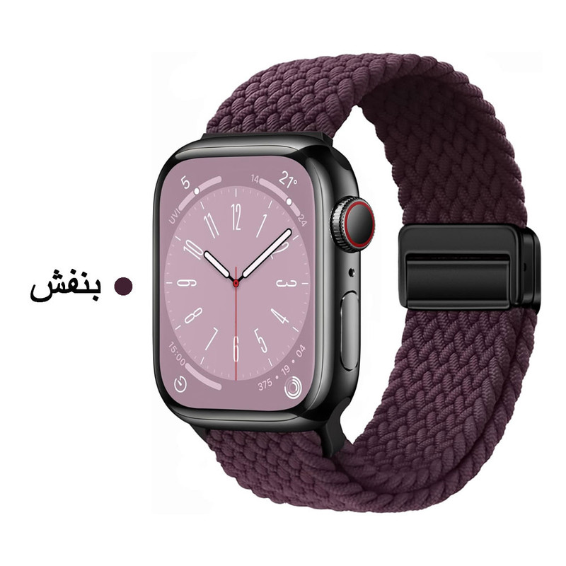 بند واچ من مدل Braided Magnetic مناسب برای اپل واچ سری 10 سایز 42 میلی متری