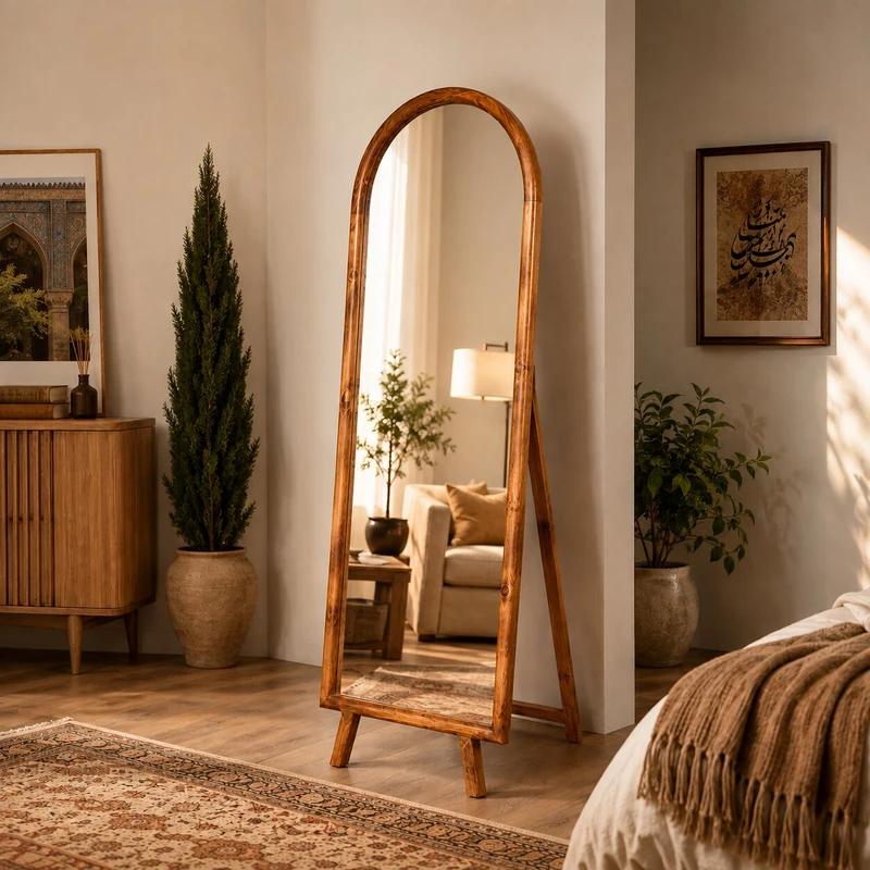 آینه قدی مدل محرابی کد W66170