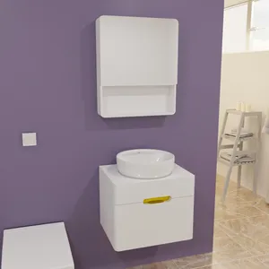 ست کابینت و روشویی مدل lux1151 به همراه آینه و باکس