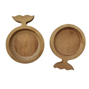 زیر لیوانی مدل دم ماهی مجموعه 2 عددی