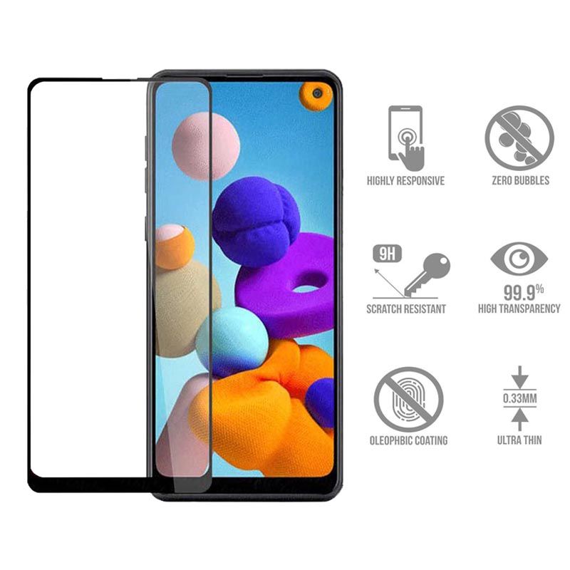 محافظ صفحه نمایش یو سیو مدل js مناسب برای گوشی موبایل سامسونگ galaxy a21