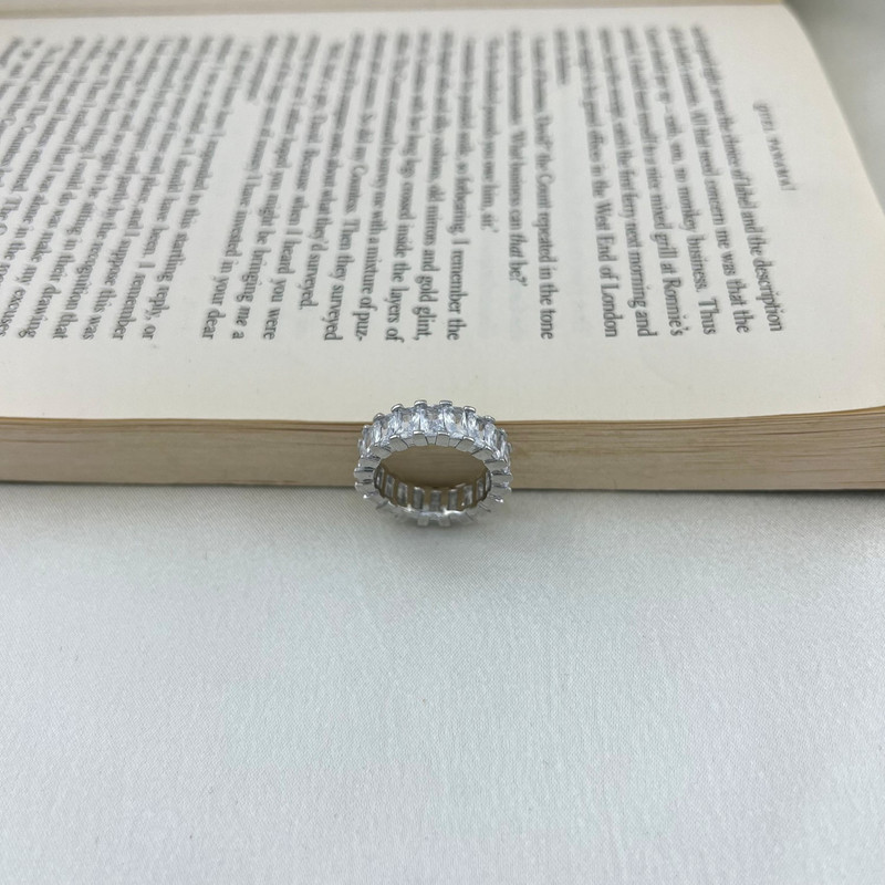 انگشتر زنانه مدل جواهری تنیسی کد R4474 انگشتر زنانه مدل جواهری تنیسی کد R4474