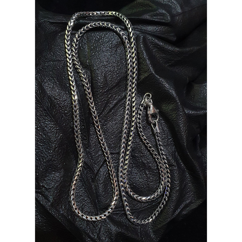 زنجیر نقره زنانه مدل کرال کد 9