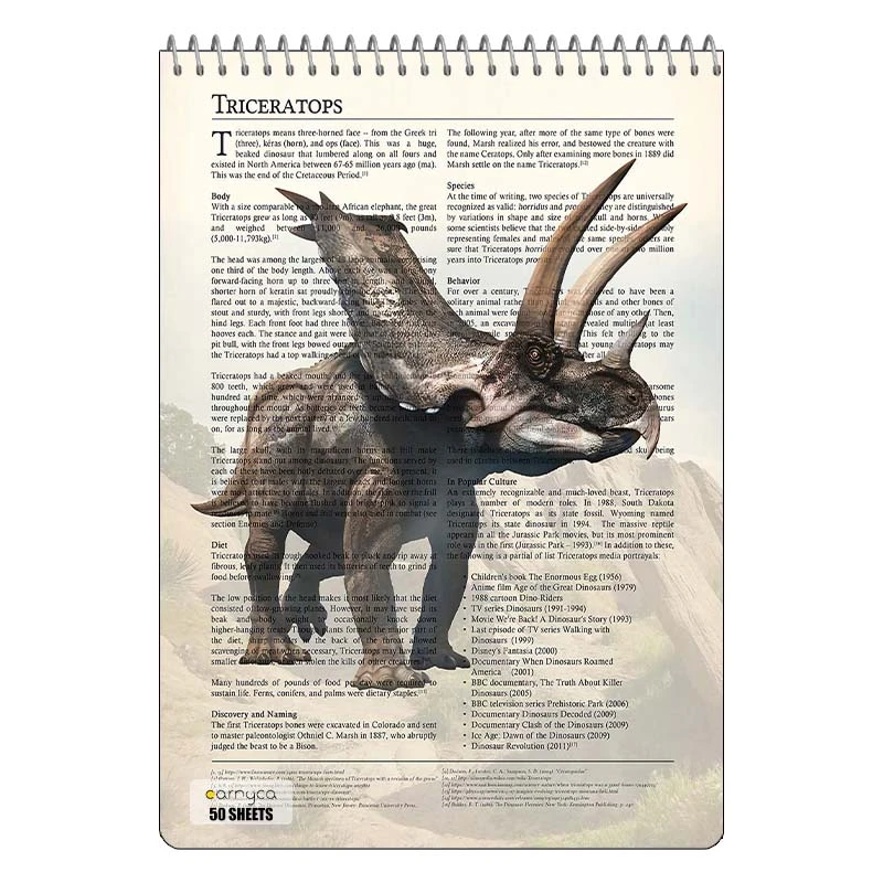 دفتر نقاشی 50 برگ سیمی کارنیکا طرح روزنامه وینتج حیوانات Vintage Newspaper Animals کد 30118