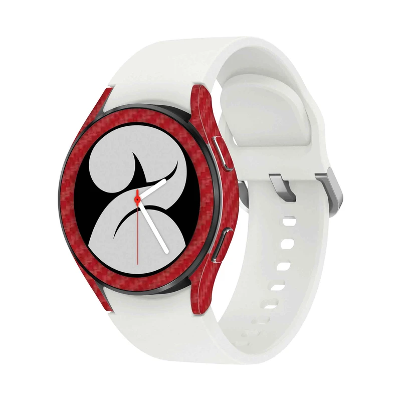  برچسب ماهوت طرح Red-Fiber مناسب برای ساعت هوشمند سامسونگ Watch4 40mm
