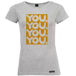 تی شرت آستین کوتاه زنانه 27 مدل You کد MH1292