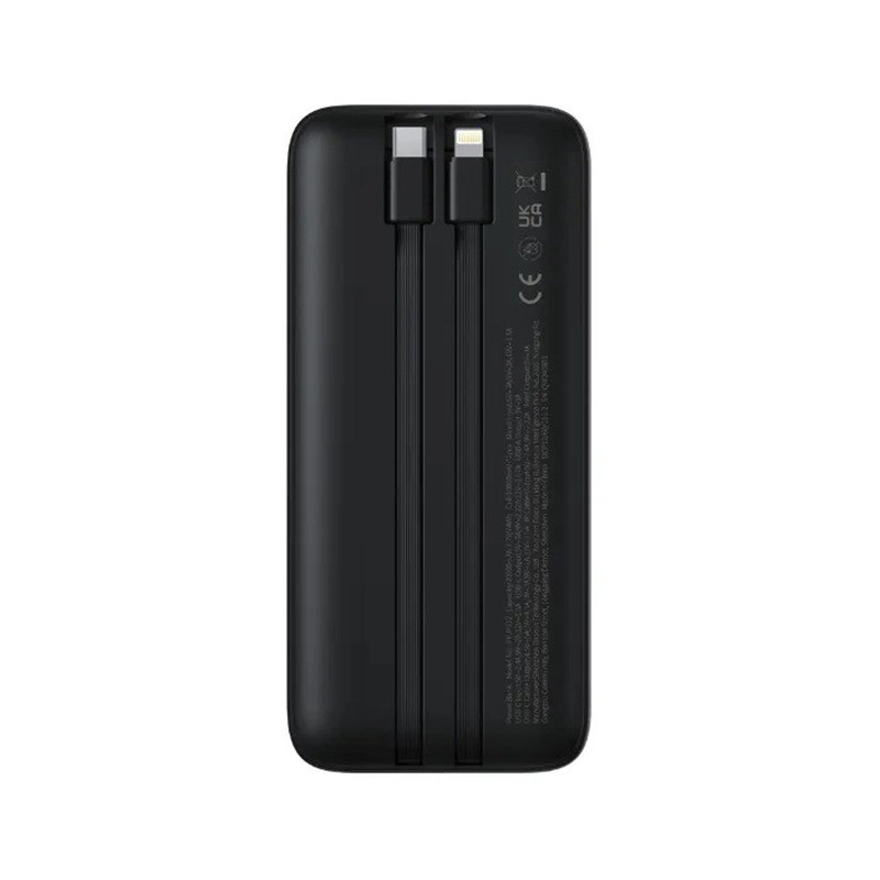 پاوربانک 22.5 وات بیسوس مدل  LIPOW PPJP312 ظرفیت 20000 میلی آمپر ساعت به همراه کابل usb-c و لایتنینگ