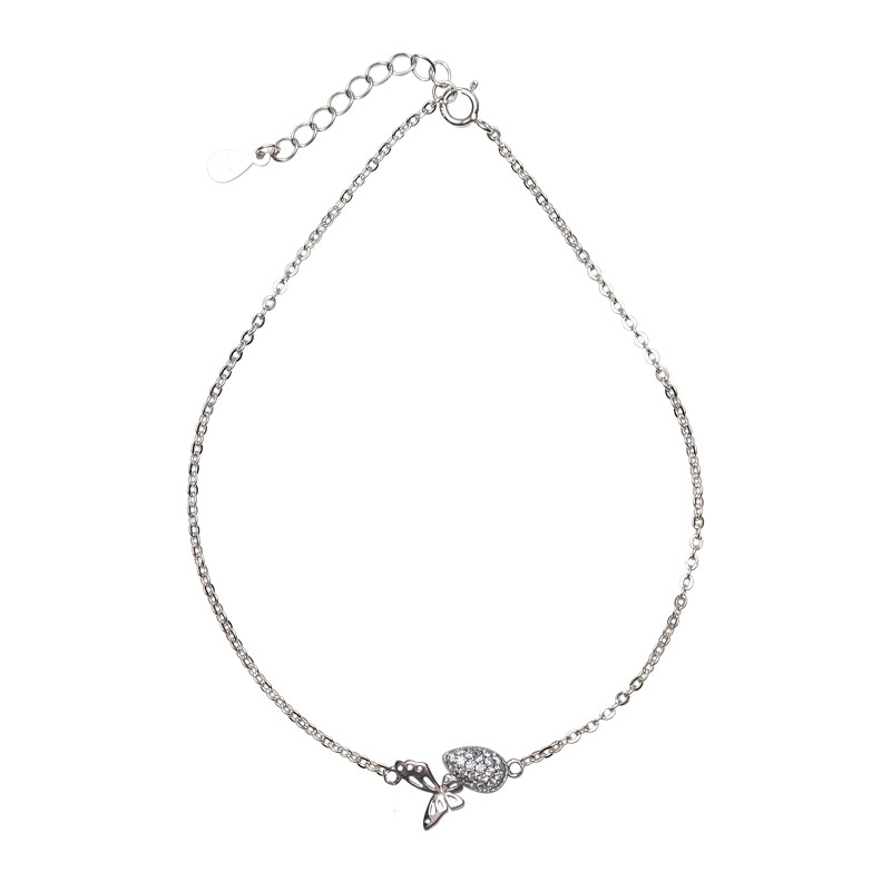 پابند نقره زنانه شهر جواهر مدل SJS-AN029 پابند نقره زنانه شهر جواهر مدل SJS-AN029