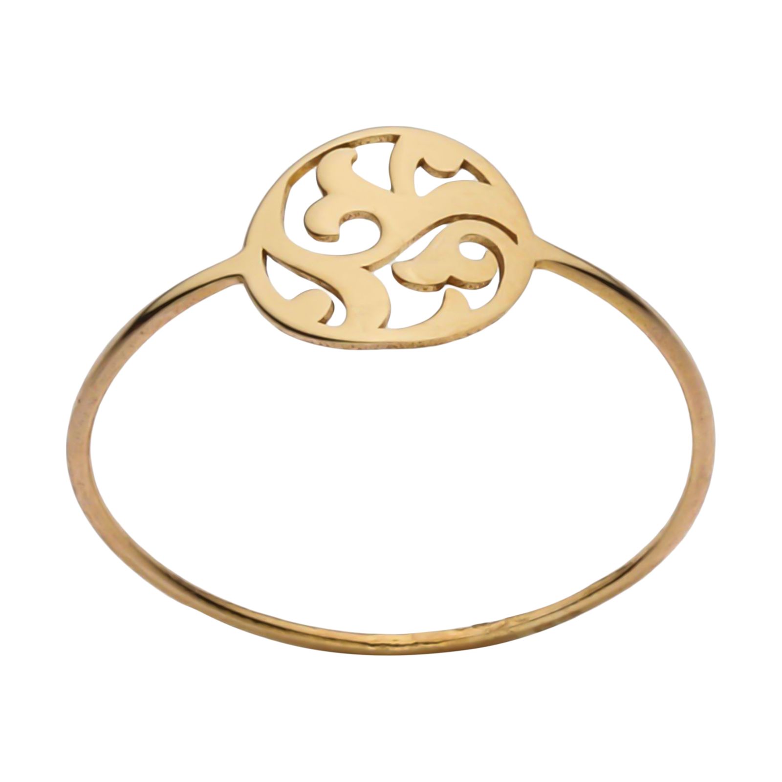 انگشتر طلا 18 عیار زنانه مایا ماهک مدل MR0901 سایز 55 -  - 1