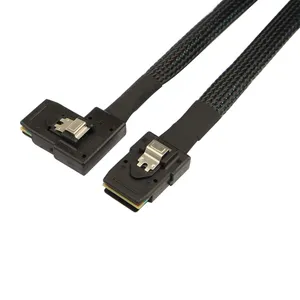 کابل تبدیل Mini SAS SFF-8087 به SFF-8087 اسمارطور مدل SM38-90 طول 0.8 متر