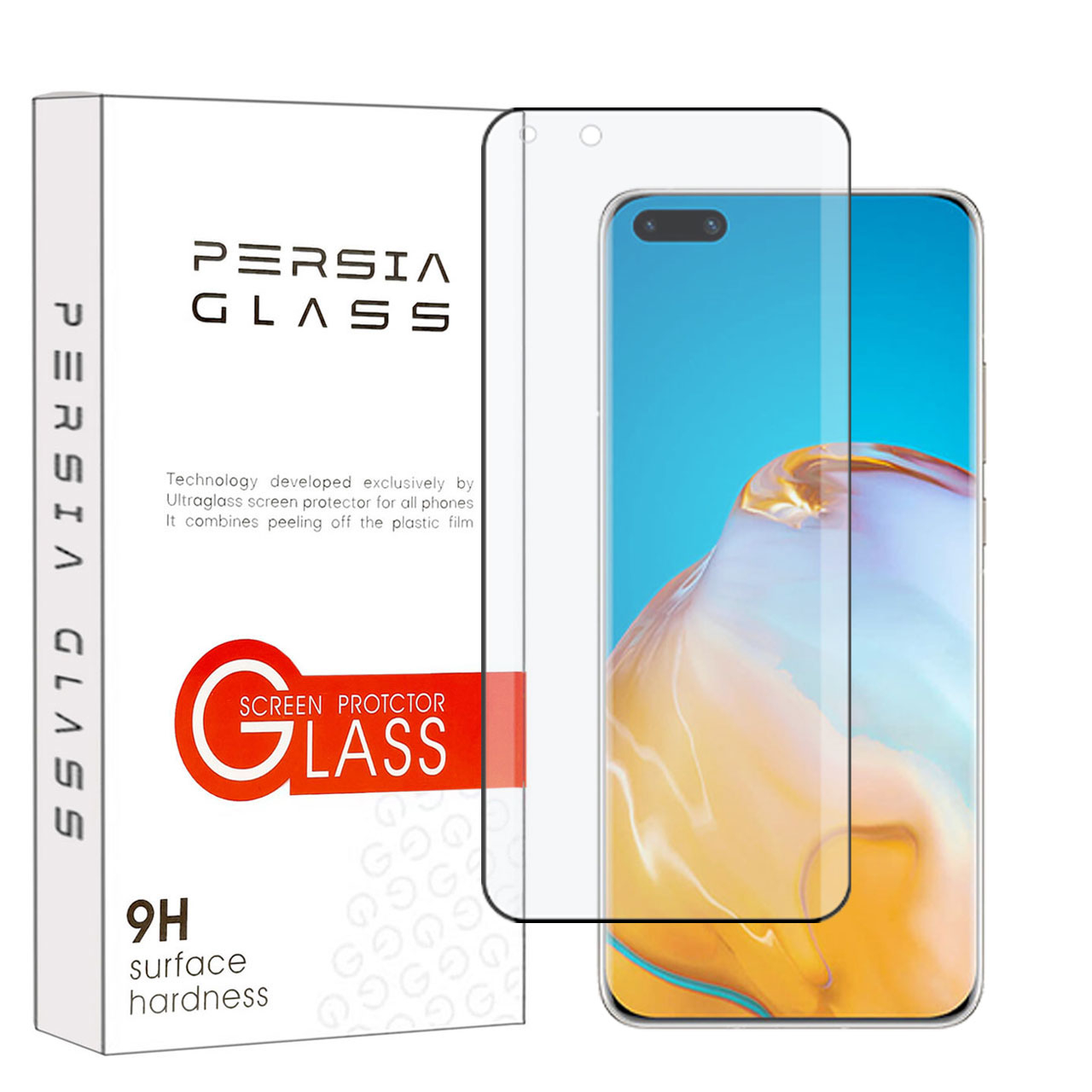 محافظ صفحه نمایش سرامیکی مات پرشیا گلس مدل EDGCMP مناسب برای گوشی موبایل هوآوی P40 Pro