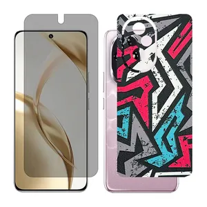 Glass Together model Privacy screen protector suitable for Honor 200 mobile phone with back cover sticker