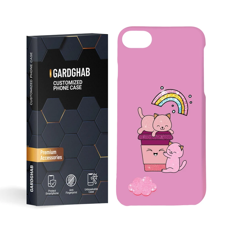 کاور گارد قاب مدل دخترانه مناسب برای گوشی موبایل اپل Iphone 7 / 8 / se2020 