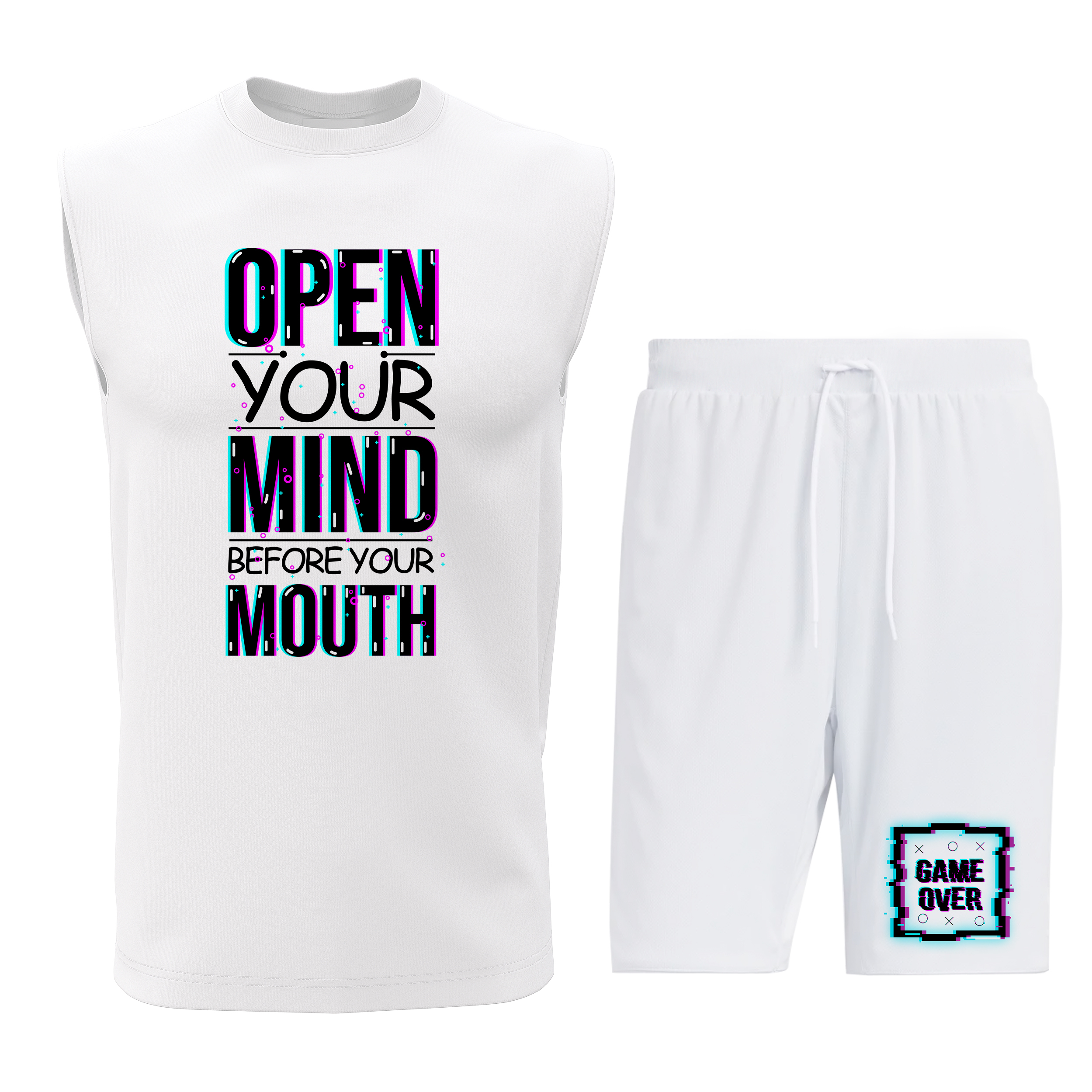 ست تاپ و شلوارک مردانه مدل T091W