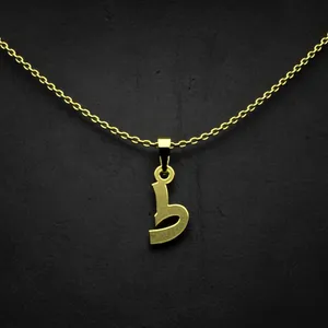 گردنبند طلا 18 عیار زنانه مدوپد مدل حرف ط کد I2-1-1319