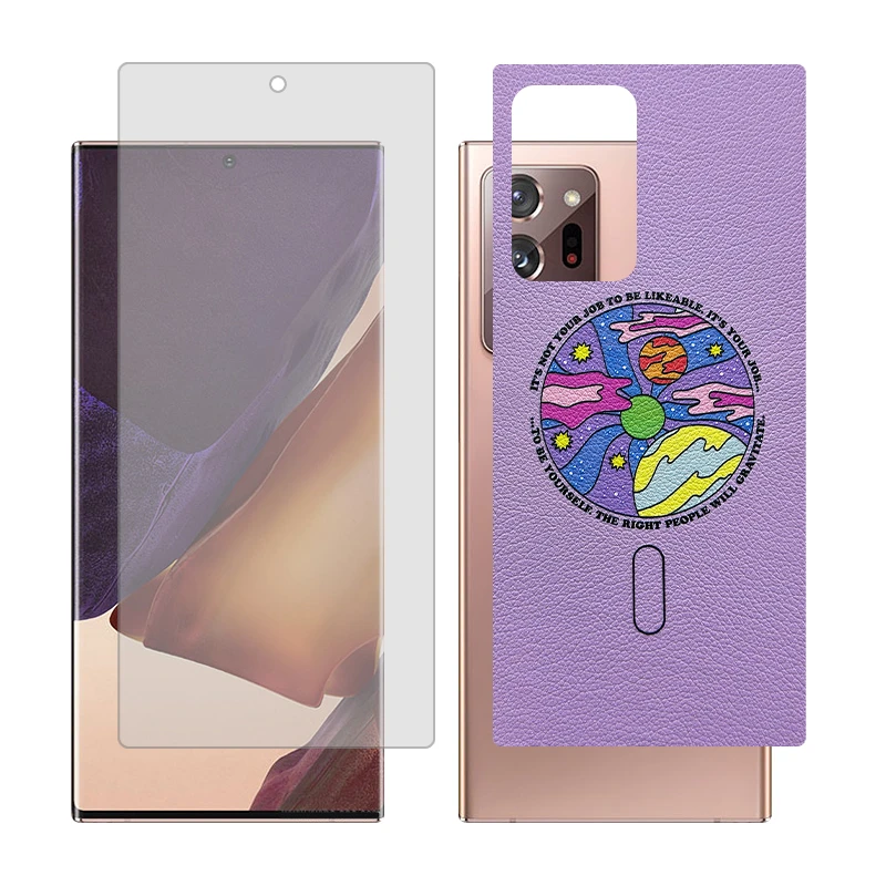 محافظ صفحه نمایش شفاف گلس مدل Together مناسب برای گوشی موبایل سامسونگ Galaxy Note20 Ultra 5G به همراه برچسب پوششی پشت گوشی 