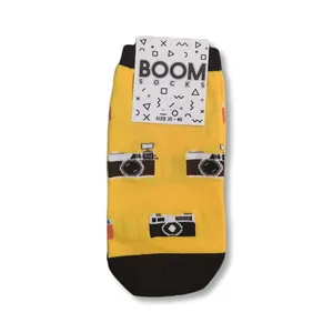 جوراب مدل فانتزی طرح دوربین عکاسی