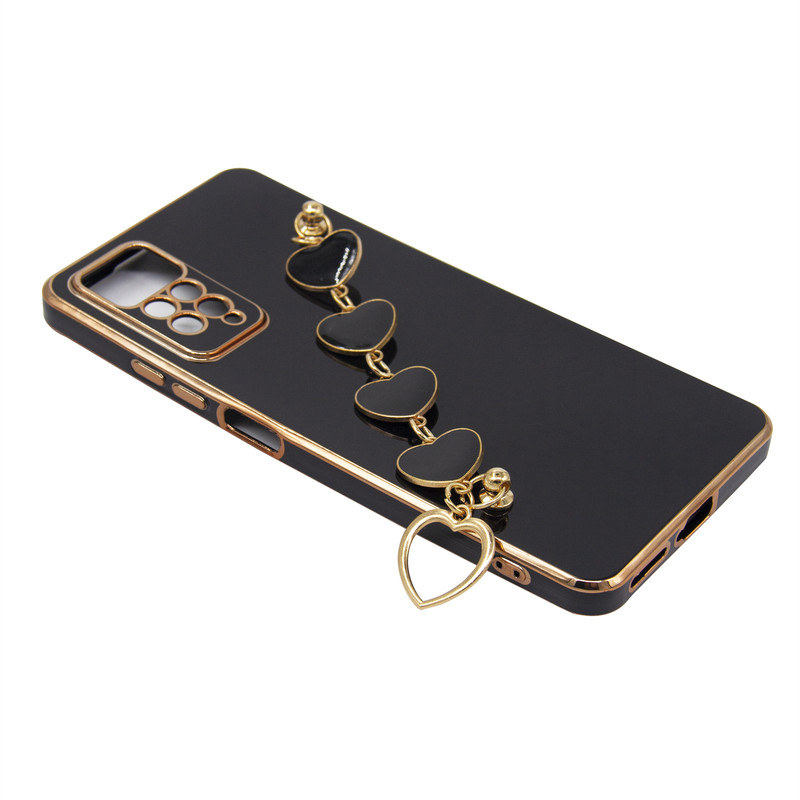 کاور مدل زنجیری طرح قلب مناسب برای گوشی موبایل شیائومی NOTE 11 PRO