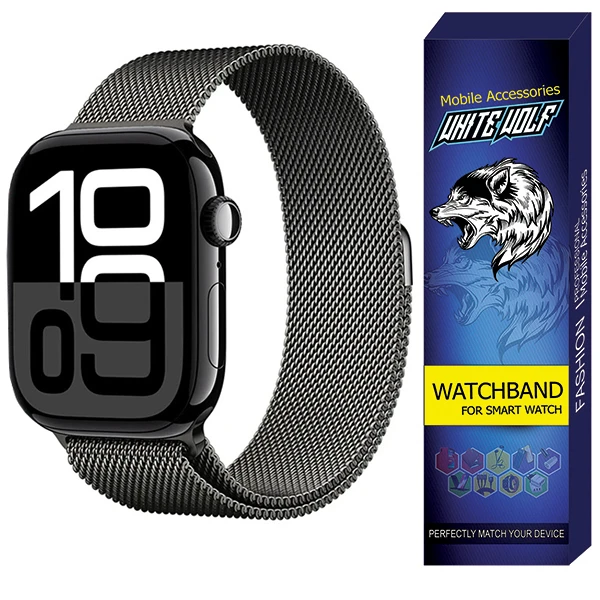 بند وایت ولف مدل WB-Mil مناسب برای ساعت هوشمند اسمارت واچ T9000 Ultra 3 / 49mm