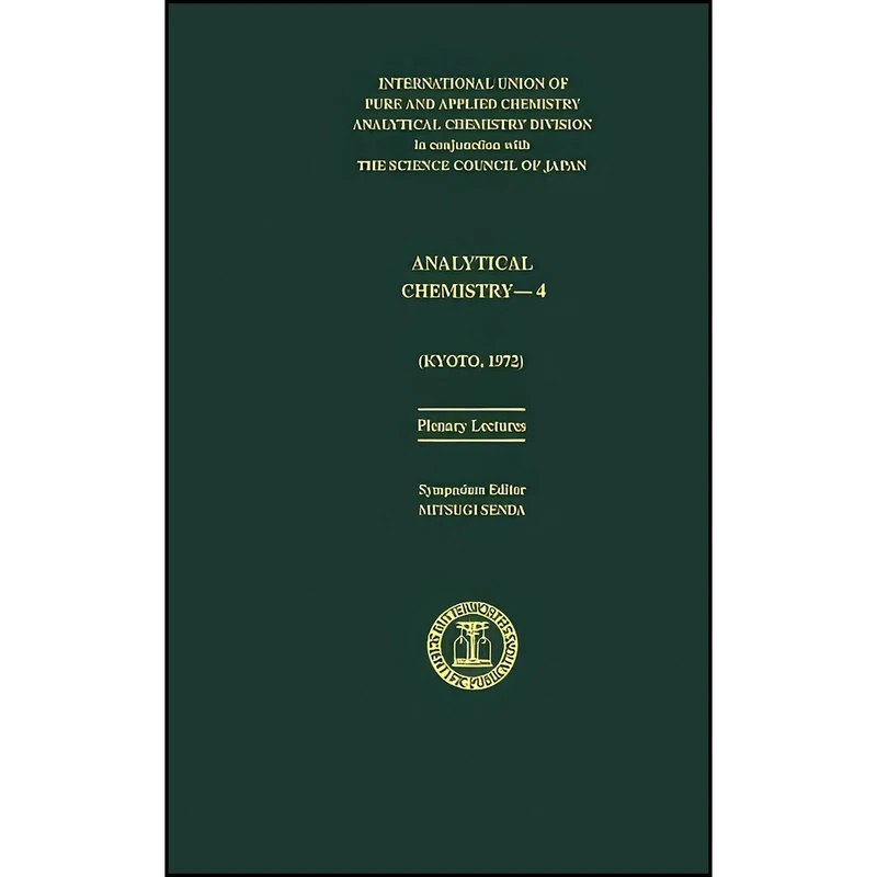 کتاب Analytical Chemistry-4 اثر Mitsugi Senda انتشارات تازه ها