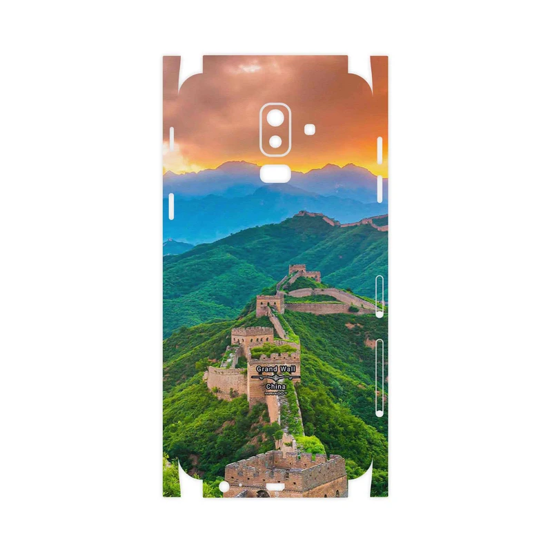 برچسب پوششی ماهوت مدل China Grand Wall-FullSkin مناسب برای گوشی موبایل سامسونگ Galaxy J8
