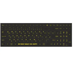 برچسب  حروف فارسی کیبورد طرح colorful کد 05