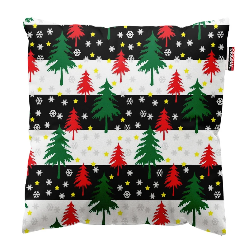 کوسن پاد آفرین طرح بابانوئل کریسمس کد 2715 سایز 30*30 سانتی متر