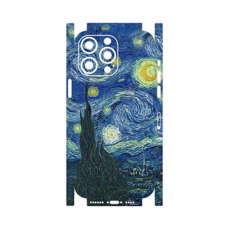 برچسب پوششی ماهوت مدل The Starry Night of van Gogh-FullSkin مناسب برای گوشی موبایل اپل iPhone 14 Pro Max