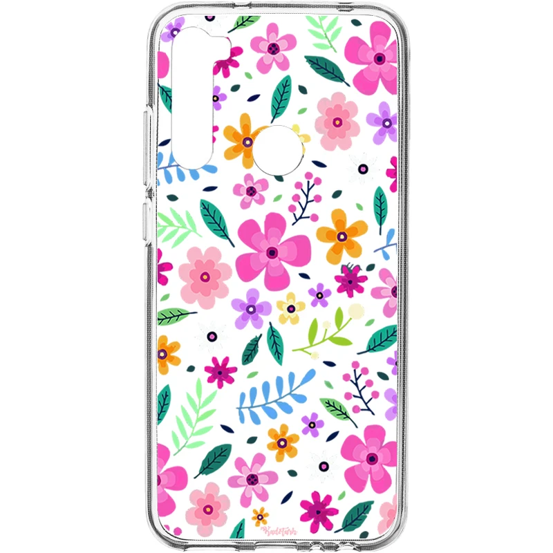 کاور طرح گل مناسب برای گوشی موبایل شیائومی Redmi Note 8T