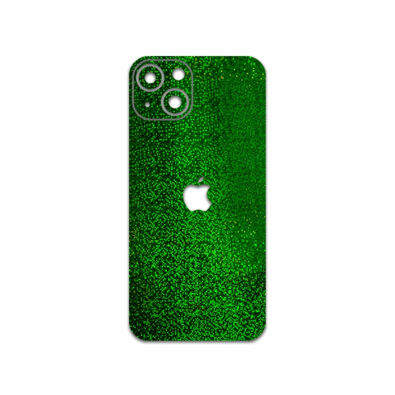 برچسب پوششی ماهوت مدل Green-Holographic مناسب برای گوشی موبایل اپل iPhone 13