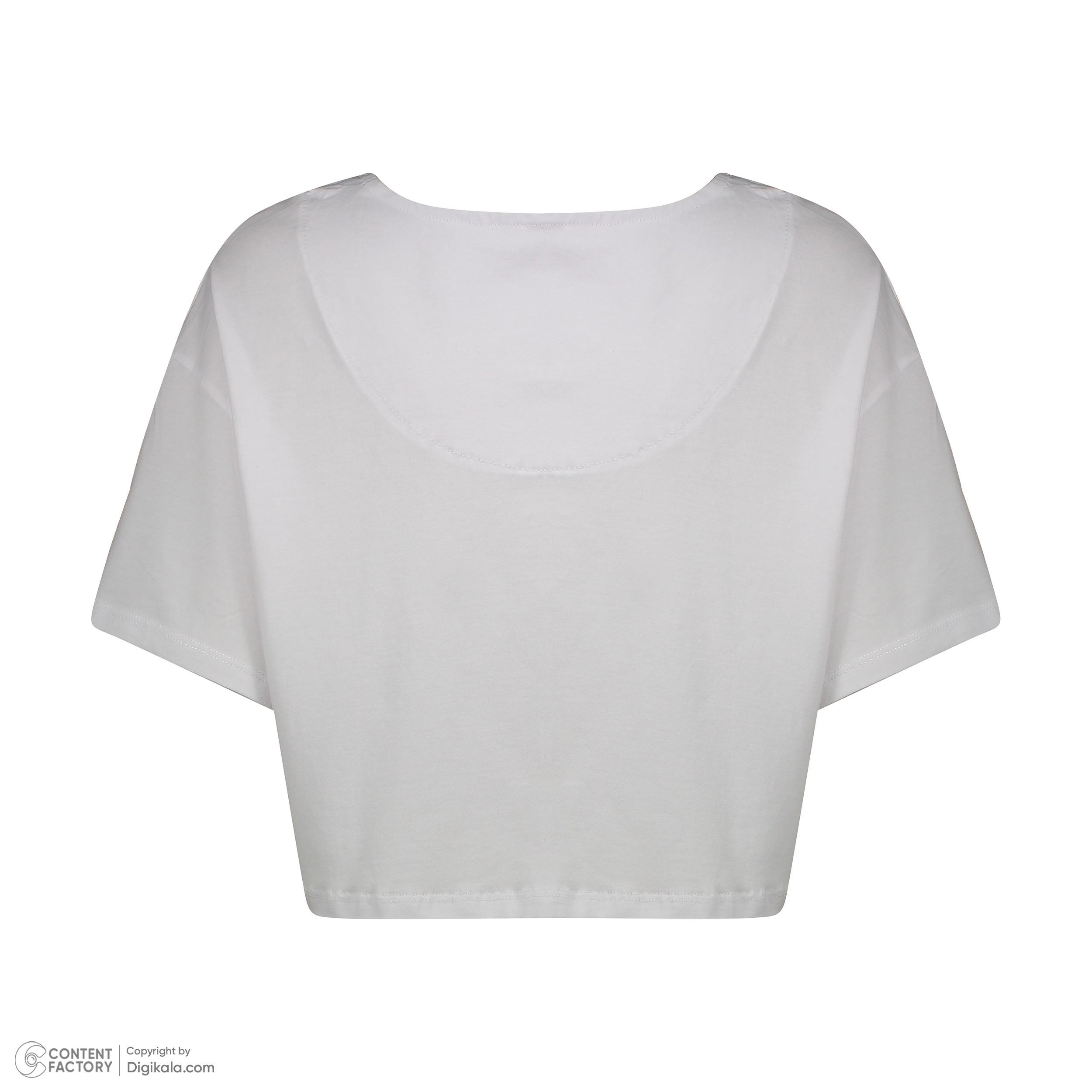 ست تی شرت آستین کوتاه و شلوارک زنانه ناربن مدل 1521905 رنگ سفید -  - 11