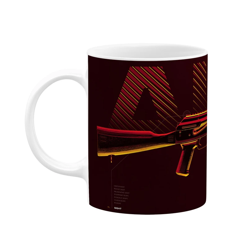 ماگ کاکتی طرح تفنگ ak47 کد mgp10488